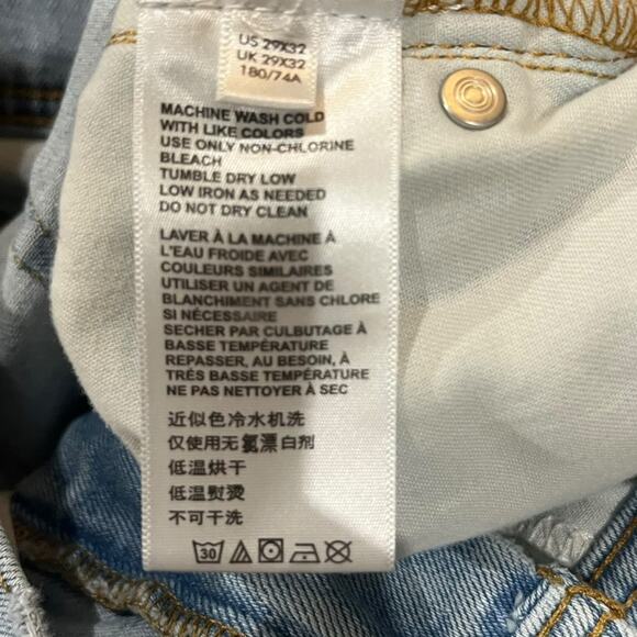 Urban Outfitters BDG Womens Skinny Jeans 29/32 Stretch Light Wash Freyed Hem - Picture 5 of 8